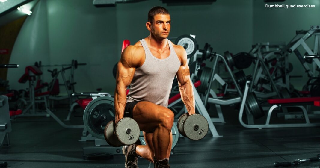 Strengthening your quadriceps is essential for building overall lower body strength, stability, and performance. Dumbbell quad exercises are particularly regarded as very effective at training these muscles in the gym or at home.